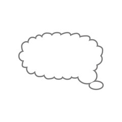 Poster - Speech bubble icon. Element of web for mobile concept and web apps icon. Outline, thin line icon for website design and development, app development