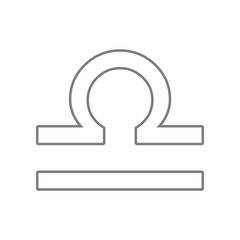 Poster - Libra Icon Symbol Scales icon. Element of web for mobile concept and web apps icon. Outline, thin line icon for website design and development, app development