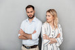 © Drobot Dean - Photo of irritated couple man and woman in casual clothes keeping quiet after fight