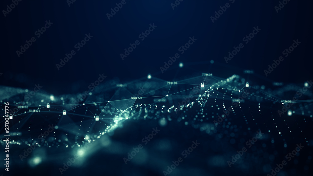 Cyber security concept.