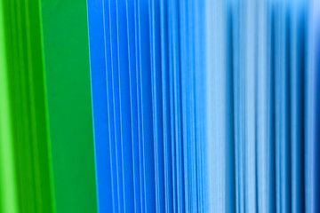 Poster - Colored paper pages,abstract background