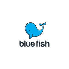 Poster - fish logo emblem label seafood vector icon