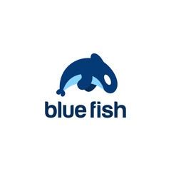 Poster - fish logo emblem label seafood vector icon