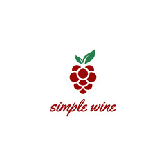 Poster - Wine logo design template. Vector illustration of icon