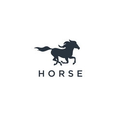 Aufkleber - Vector unicorn or horse logo template