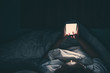 © reewungjunerr - Asian woman playing game on smartphone in the bed at night,Thailand people,Addict social media