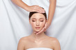 © veles_studio - young and beautiful female receiving facial treatment in spa