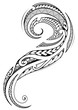 Maori style tattoo design