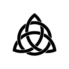 Wall Mural - Celtic trinity knot. raster illustration