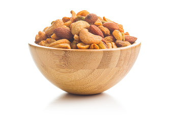 Wall Mural - Spicy flavoured nuts. Mix of nuts.
