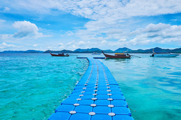 Poster - Pontoon bridge, Khai Nai island, Phuket, Thailand