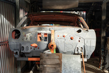 Classic Car Under Restoration