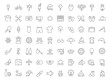 © M.Style - Set Vector Line Icons of Summer