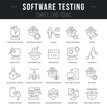 © M.Style - Set Vector Line Icons of Software Testing