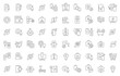 © M.Style - Set Vector Line Icons of Smart House
