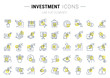 © M.Style - Set Vector Line Icons of Investment