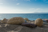 Fototapeta  - Piedras en la playa