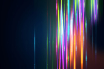 Poster - blue geometric  shape abstract technology background