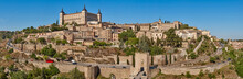 Toledo Medieval City Panoramic View. Spanish Traditional Old Town
