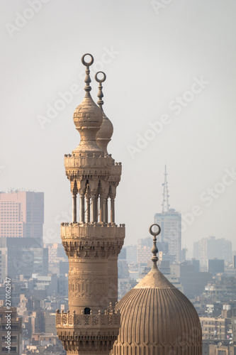 Fotomural mosque minaret in Cairo Egypt