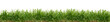 Leinwandbild Motiv Fresh green grass isolated against a white background