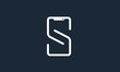 © said - Smartphone Logo letter s shape