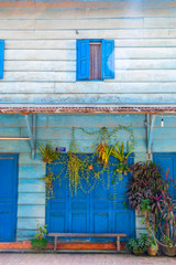 Wall Mural - French colonial style building, Laos