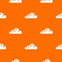 Poster - App cloud pattern vector orange for any web design best