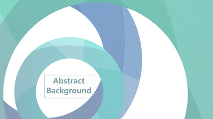 Poster - Abstract background with flat light circles.
