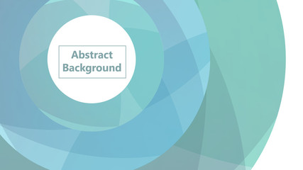 Poster - Abstract background with flat light circles.