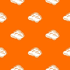 Poster - Climate cloud pattern vector orange for any web design best