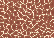 Abstract Animal Print Giraffe Hand Drawn Background