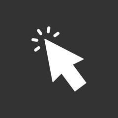 Poster - Cursor click icon symbol vector