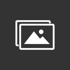 Poster - Photo Gallery icons symbols vector