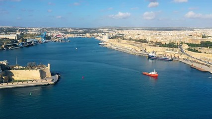 Wall Mural - Malta. Valletta skyline.