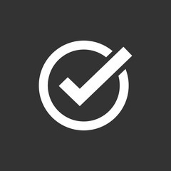 Poster - Check mark icons symbols vector illustration