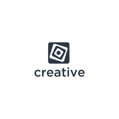 Poster - Abstract logo. Minimalistic logo design. Creative logo. Beautiful and simple element.
