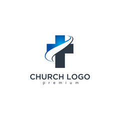 Poster - Church modern vector graphic abstract design template