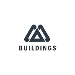 Leinwandbilder - real estate property investment logo. real estate and mortgage logo template