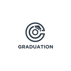 Poster - Graduation Logo Template Design Vector
