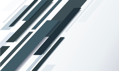 Leinwandbilder - abstract black line and white background vector illustration EPS10