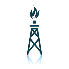 Sticker - Gas Tower Icon