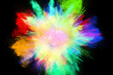 Wall Mural - colorful background, color explosion