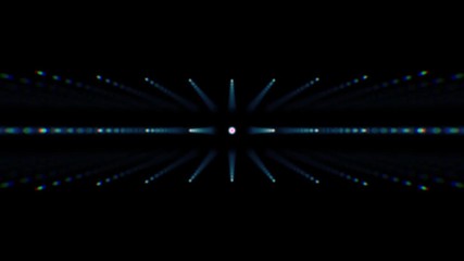 Poster - Abstract 3d Spinning Dotted Lines Background Loop/ 4k animation of an abstract background with graphic lines rotating with glow light and seamless looping