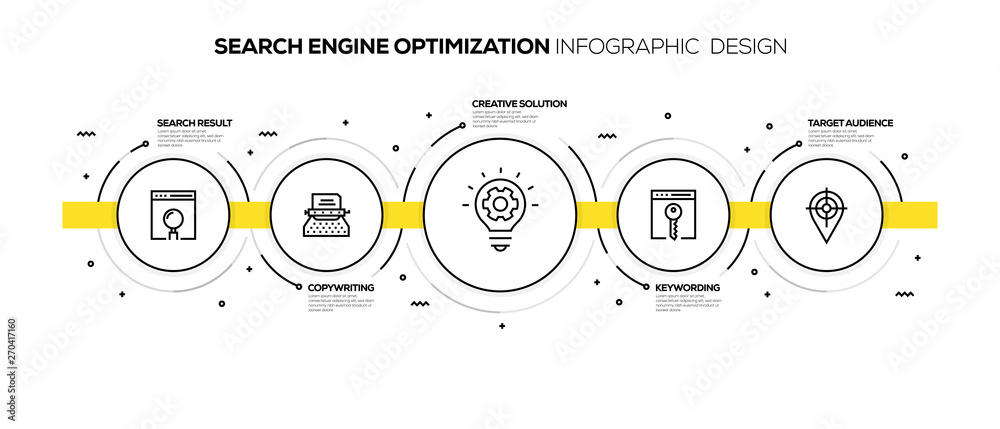 SEARCH ENGINE OPTIMIZATION INFOGRAPHIC DESIGN Stock Illustration ...