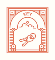 Poster - KEY ICON CONCEPT