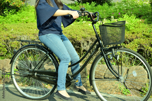 女子大 生 自転車