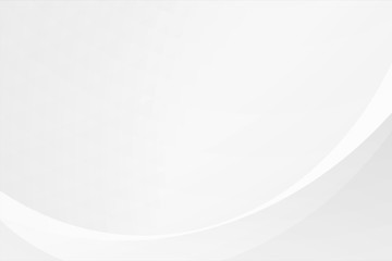 Wall Mural - white gradient abstract curve pattern on gray background.