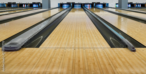Bowling Wooden Floor With Lane Generic Bowling Alley Lanes With