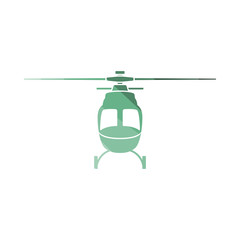 Poster - Helicopter Icon Front View